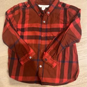 2t. Burberry shirt. Toddler size.